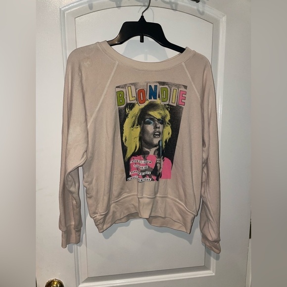 DAYDREAMER Blondie Showtime Raglan Crew Sweatshirt M NWOT - Picture 8 of 11